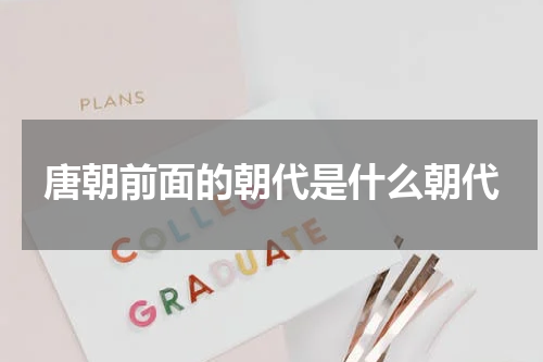 唐朝前面的朝代是什么朝代