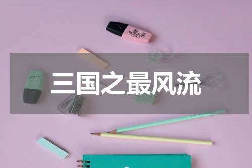 三国之最风流