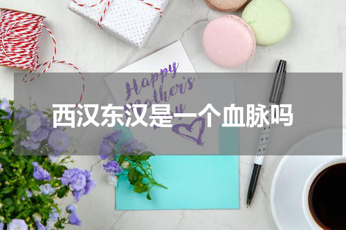 西汉东汉是一个血脉吗