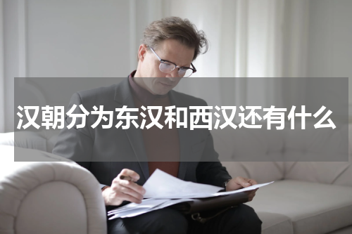 汉朝分为东汉和西汉还有什么
