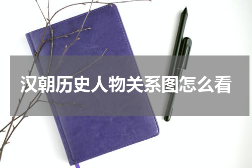 汉朝历史人物关系图怎么看