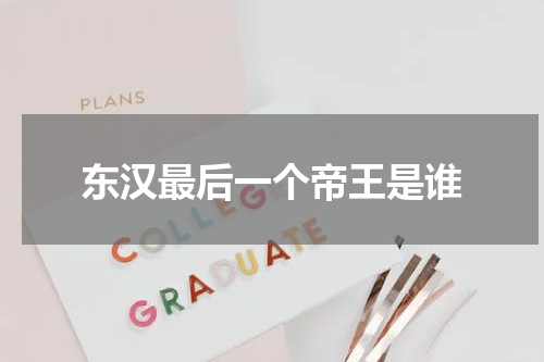东汉最后一个帝王是谁