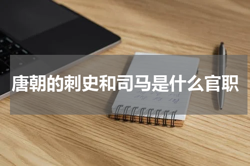 唐朝的刺史和司马是什么官职