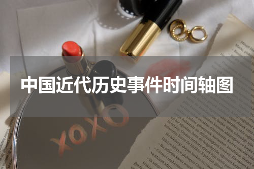 中国近代历史事件时间轴图