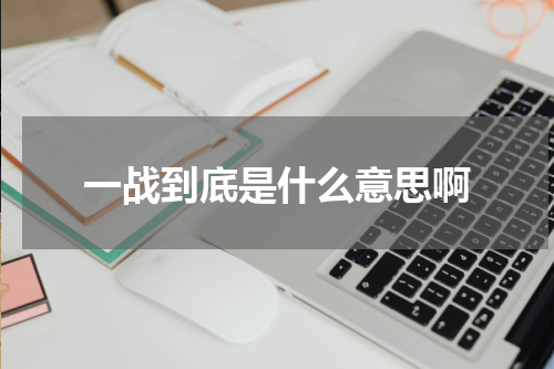 一战到底是什么意思啊