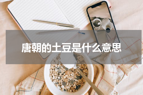 唐朝的土豆是什么意思
