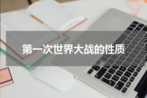 第一次世界大战的性质