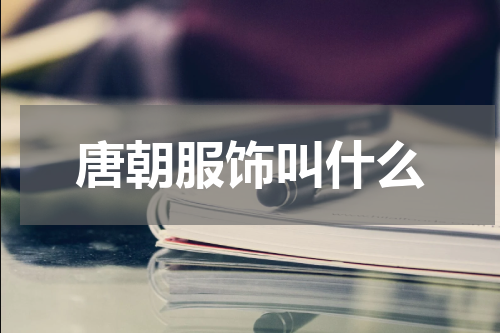 唐朝服饰叫什么