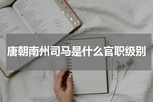 唐朝南州司马是什么官职级别
