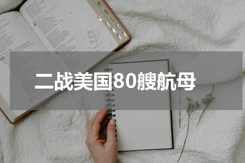 二战美国80艘航母