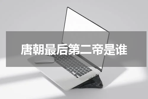 唐朝最后第二帝是谁