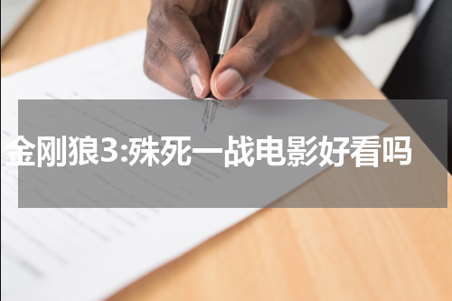 金刚狼3:殊死一战电影好看吗