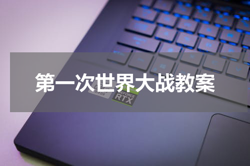 第一次世界大战教案