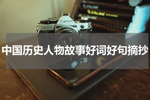 中国历史人物故事好词好句摘抄