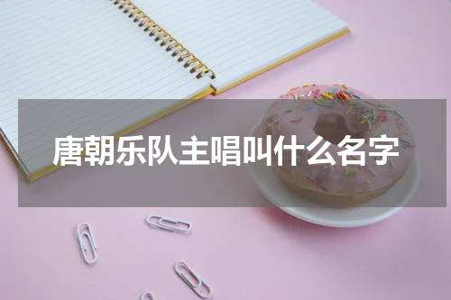 唐朝乐队主唱叫什么名字