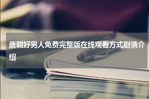 唐朝好男人免费完整版在线观看方式剧情介绍
