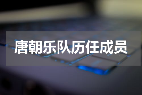 唐朝乐队历任成员
