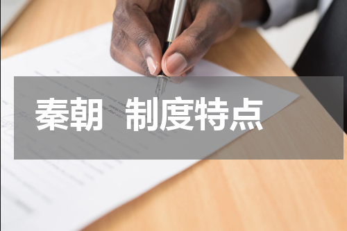 秦朝  制度特点