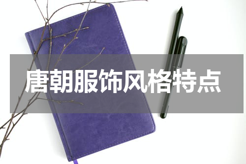 唐朝服饰风格特点
