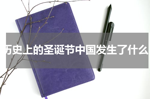 历史上的圣诞节中国发生了什么