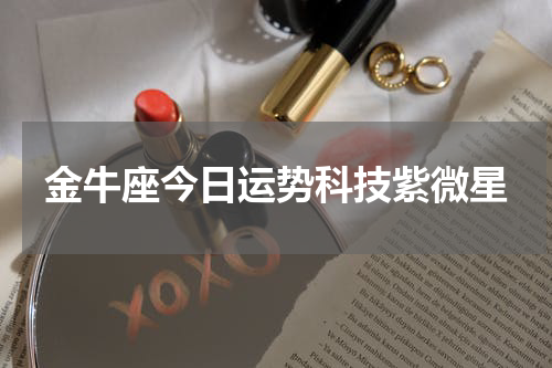 金牛座今日运势科技紫微星