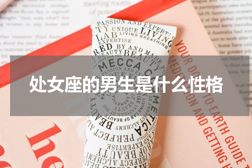 处女座的男生是什么性格