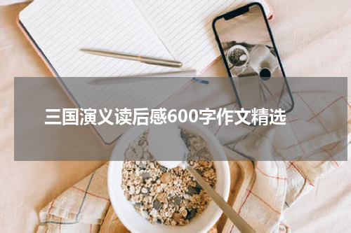 三国演义读后感600字作文精选