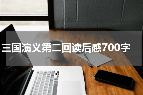 三国演义第二回读后感700字
