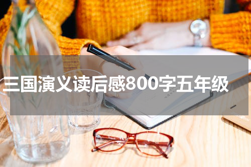 三国演义读后感800字五年级