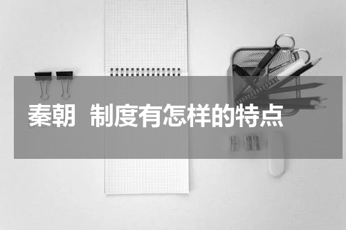 秦朝  制度有怎样的特点