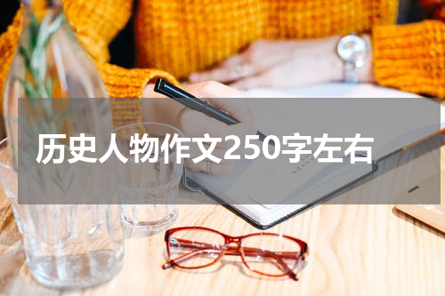 历史人物作文250字左右