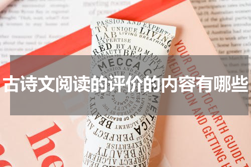 古诗文阅读的评价的内容有哪些