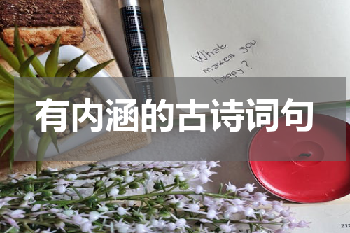 有内涵的古诗词句