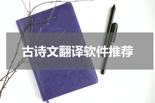 古诗文翻译软件推荐