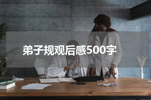 弟子规观后感500字