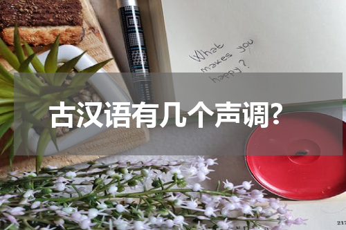 古汉语有几个声调?