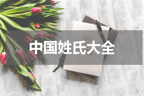 中国姓氏大全