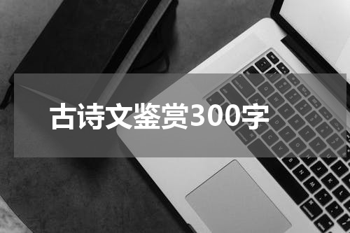 古诗文鉴赏300字