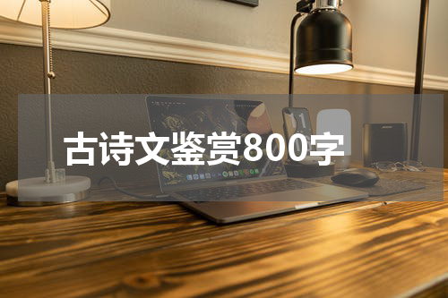 古诗文鉴赏800字