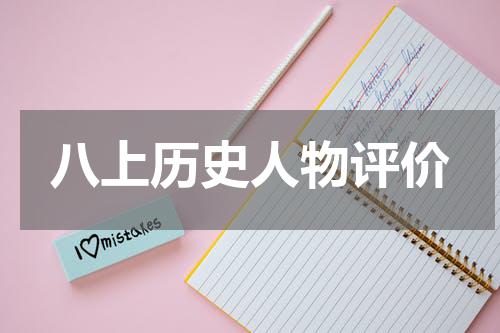 八上历史人物评价