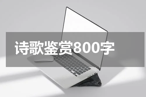 诗歌鉴赏800字