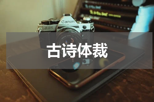 古诗体裁