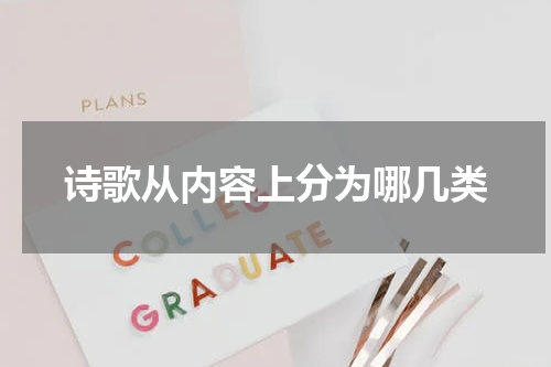 诗歌从内容上分为哪几类