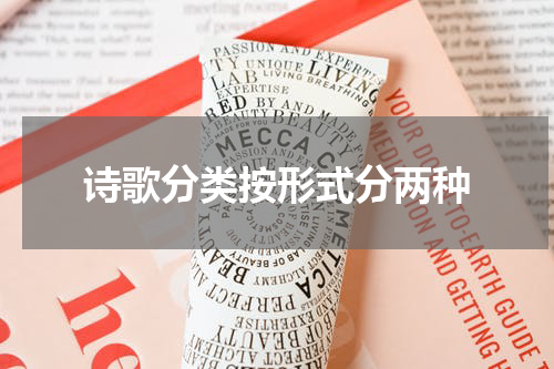 诗歌分类按形式分两种