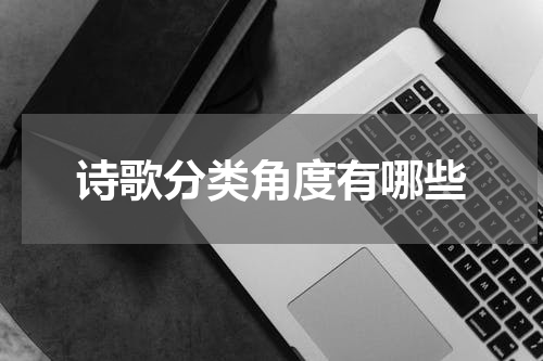 诗歌分类角度有哪些