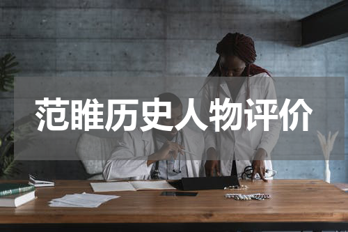 范睢历史人物评价