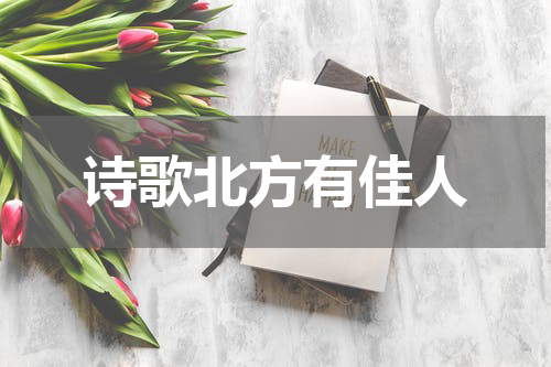 诗歌北方有佳人