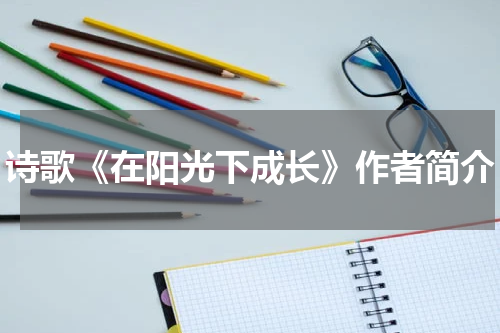 诗歌《在阳光下成长》作者简介