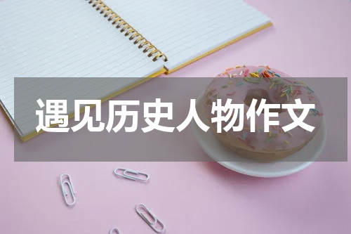 遇见历史人物作文