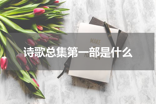 诗歌总集第一部是什么